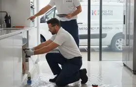 Urgent plumbing response widget for plumbing repair services in Allentown, PA